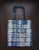 Dolphin Love shibori dyed shopping bag