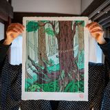 "Forest" Washi Paper Limited Edition Print